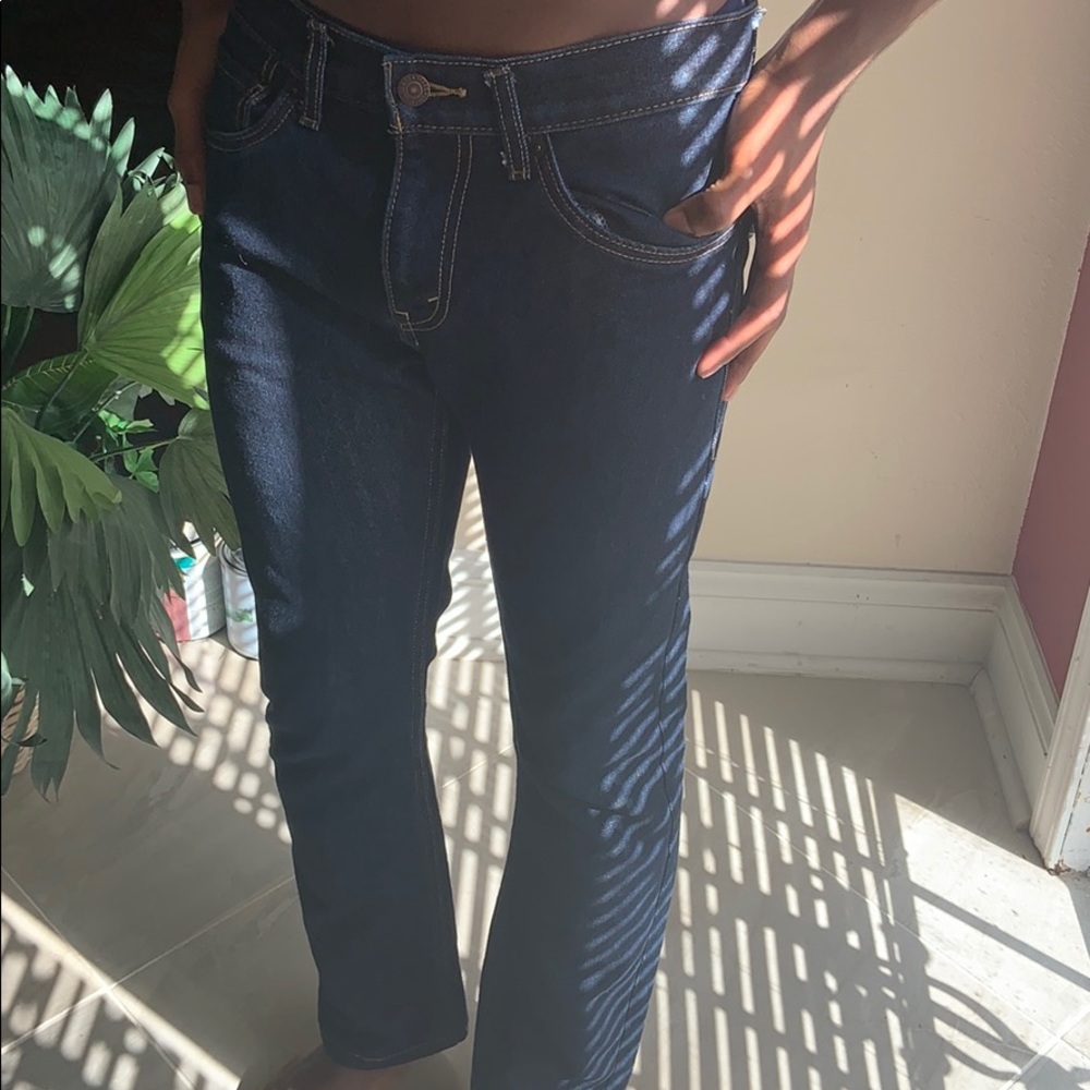 Blue Levi jeans for boys.